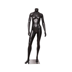 Female Fitness Black Full Body Mannequin